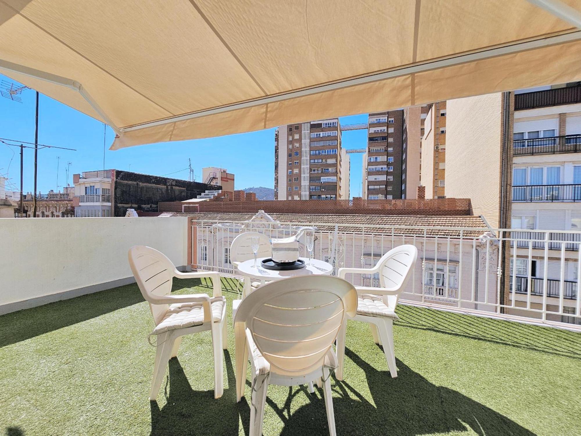 Atico A Cartagena Centro Historico Parking Apartman Kültér fotó