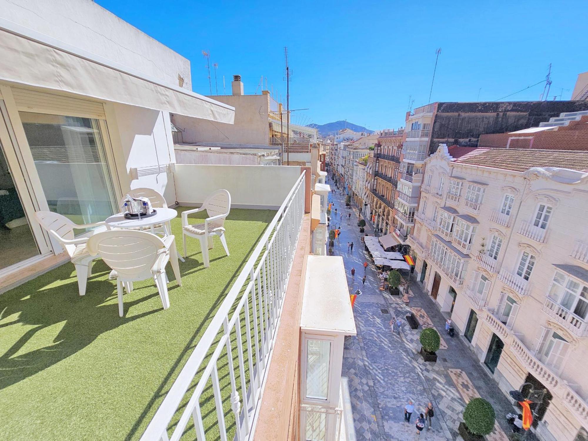 Atico A Cartagena Centro Historico Parking Apartman Kültér fotó