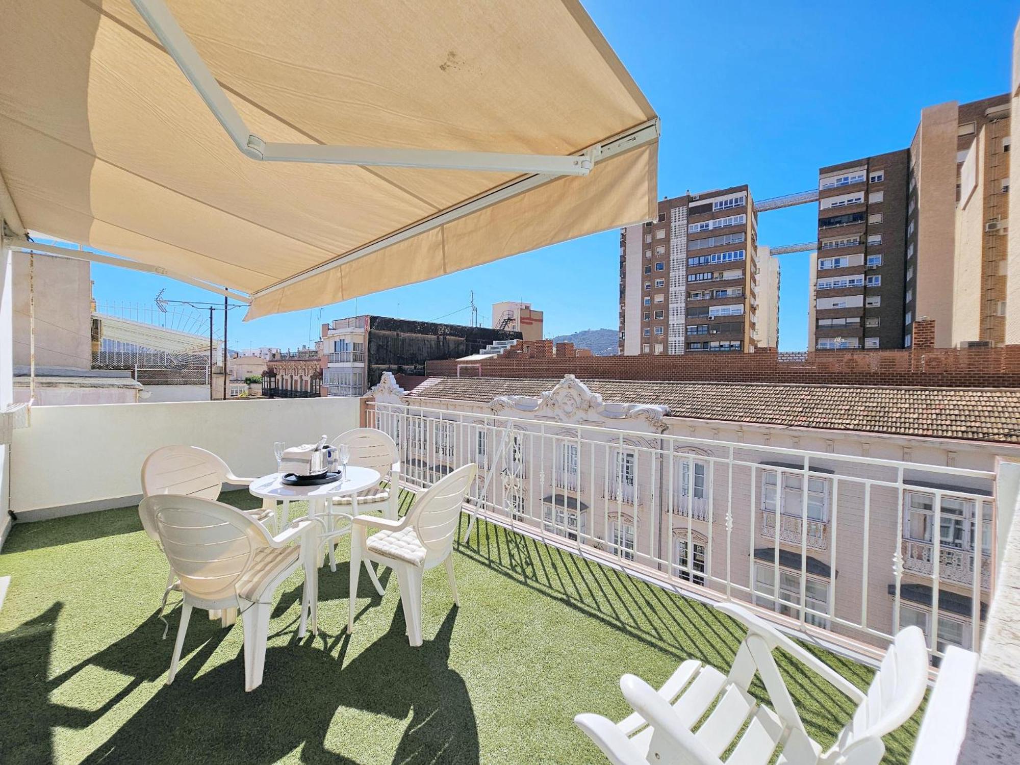 Atico A Cartagena Centro Historico Parking Apartman Kültér fotó