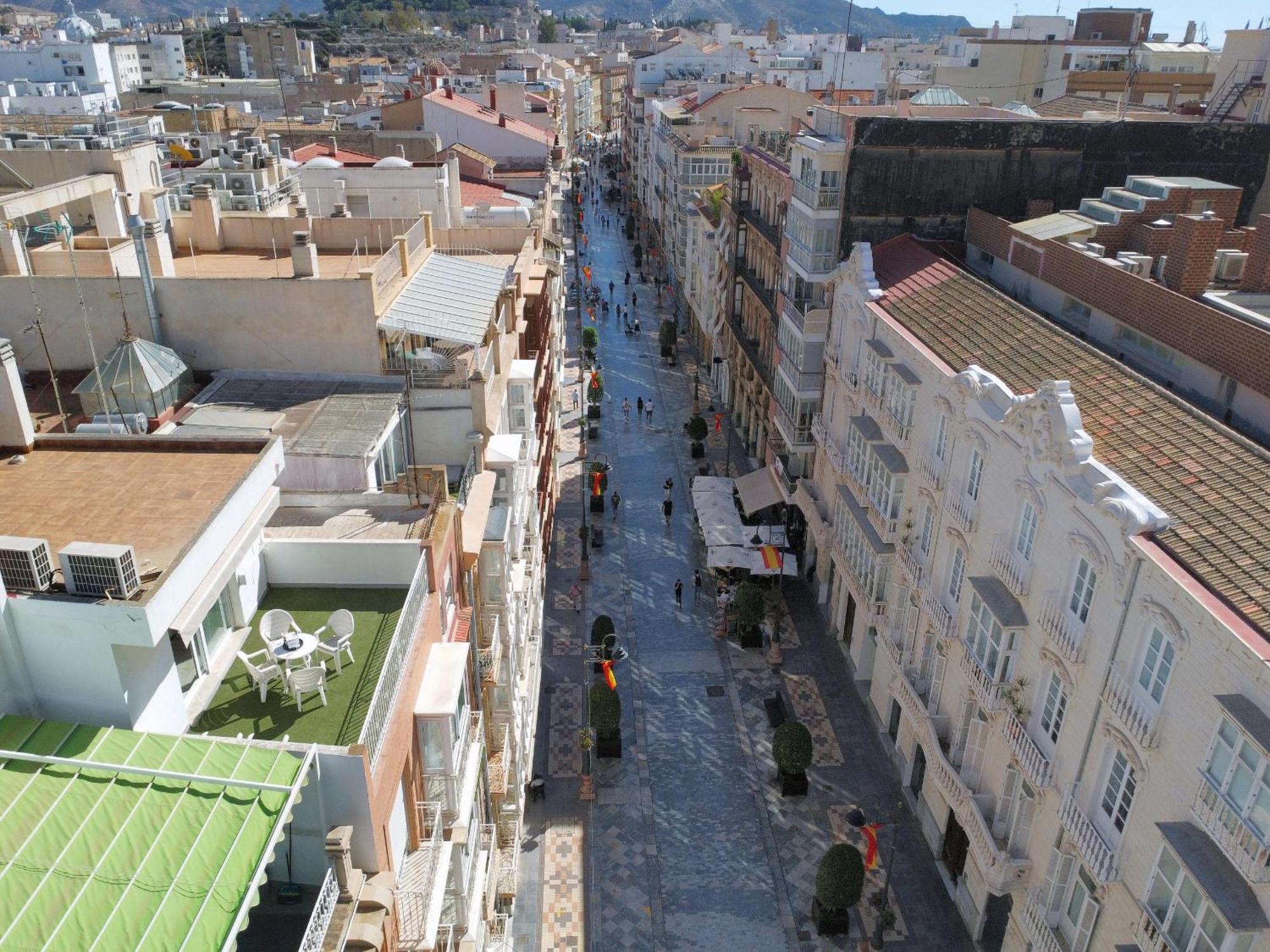 Atico A Cartagena Centro Historico Parking Apartman Kültér fotó